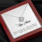 To my Step Mom, Love Knot Necklace