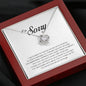 I'm Sorry Gift, Love Knot Necklace