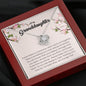 To My Granddaughter, Love Knot Necklace