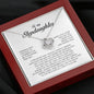 To My Stepdaughter Gift, Love Knot Necklace