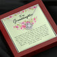 To My Granddaughter, Love Knot Necklace