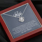 To My Wife, Love Knot Necklace