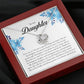 To My Daughter, Love Knot Necklace