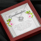 Love Knot Necklace, Granddaughter Gift from Grandpa / Grandma