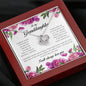 To My Granddaughter, Love Knot Necklace