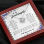 To My Granddaughter, Love Knot Necklace