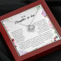 To My Daughter In Law, Love Knot Necklace