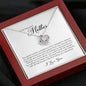 To My Beautiful Mother, Love Knot Necklace