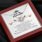 To My BadAss Stepdaughter, Love Knot Necklace