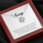 I'm Sorry Gift For Her, Love Knot Necklace