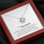 To My Stepdaughter Gift, Love Knot Necklace