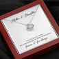 Mother & Daughter Gift, Love Knot Necklace