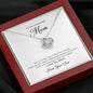 To My Adorable Mom, Love Knot Necklace