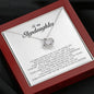 To My Stepdaughter Gift, Love Knot Necklace