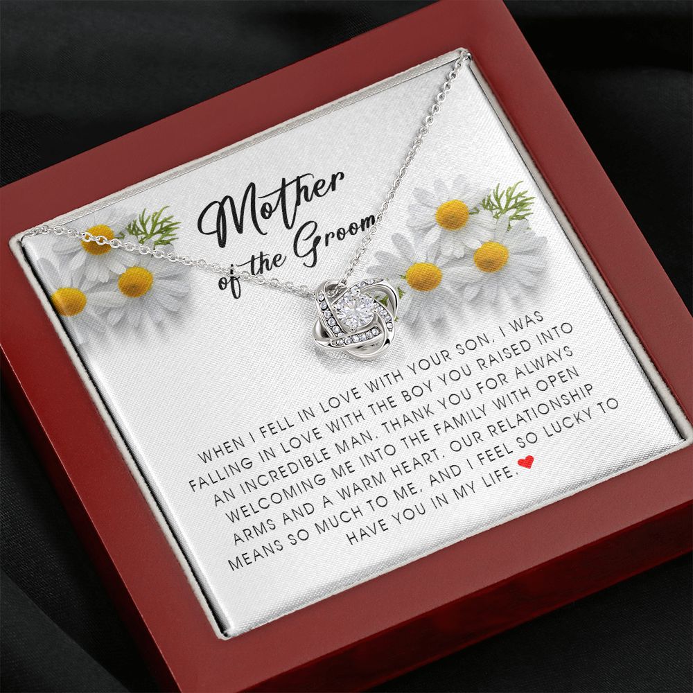 Mother of The Groom, Love Knot Necklace