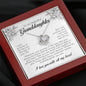 To My Beautiful Granddaughter, Love Knot Necklace