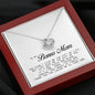 To my Bonus Mom Gift, Love Knot Necklace