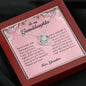 To My Granddaughter, Love Knot Necklace, Gift from Grandma