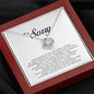 I'm Sorry Gift For Her, Love Knot Necklace