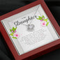 Love Knot Necklace, Daughter Gift from Dad / Mom