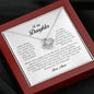 To My Daughter, Love Knot Necklace, Gift from Mom