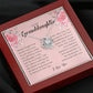 To My Granddaughter, Love Knot Necklace