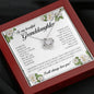 To My Beautiful Granddaughter, Love Knot Necklace