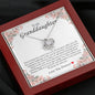 To My Granddaughter, Love Knot Necklace