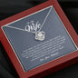 To My Wife, Love Knot Necklace