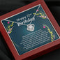 Love Knot Necklace, Happy 72nd Birthday