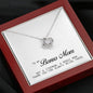 To my Bonus Mom Gift, Love Knot Necklace