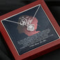 To My Smokin Hot Wife,  Love Knot Necklace