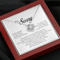 I'm Sorry Gift For Her, Love Knot Necklace