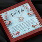To My Soul Sister, Love Knot Necklace
