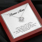 To my Bonus Mom Gift, Love Knot Necklace