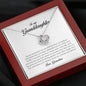 To My Granddaughter, Love Knot Necklace, Gift from Grandma