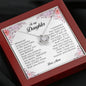 To My Daughter, Love Knot Necklace, Gift from Mom