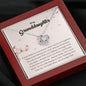 To My Granddaughter, Love Knot Necklace
