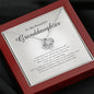Love Knot Necklace, To My Beautiful Granddaughter, With Love From Grandma / Grandpa