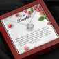 To My Daughter, Love Knot Necklace