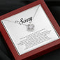 I'm Sorry Gift For Her, Love Knot Necklace