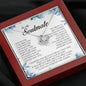To My Soulmate, Love Knot Necklace