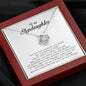 To My Stepdaughter Gift, Love Knot Necklace