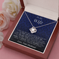 Love Knot Necklace | To My Wife